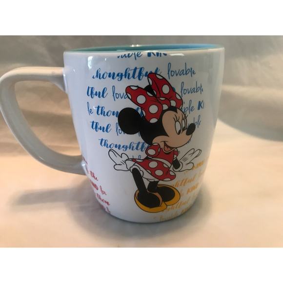 Disney Minnie Mouse Sculpted 3D Cup/Mug Personality Lovable Kind Thoughtful - Picture 3 of 9